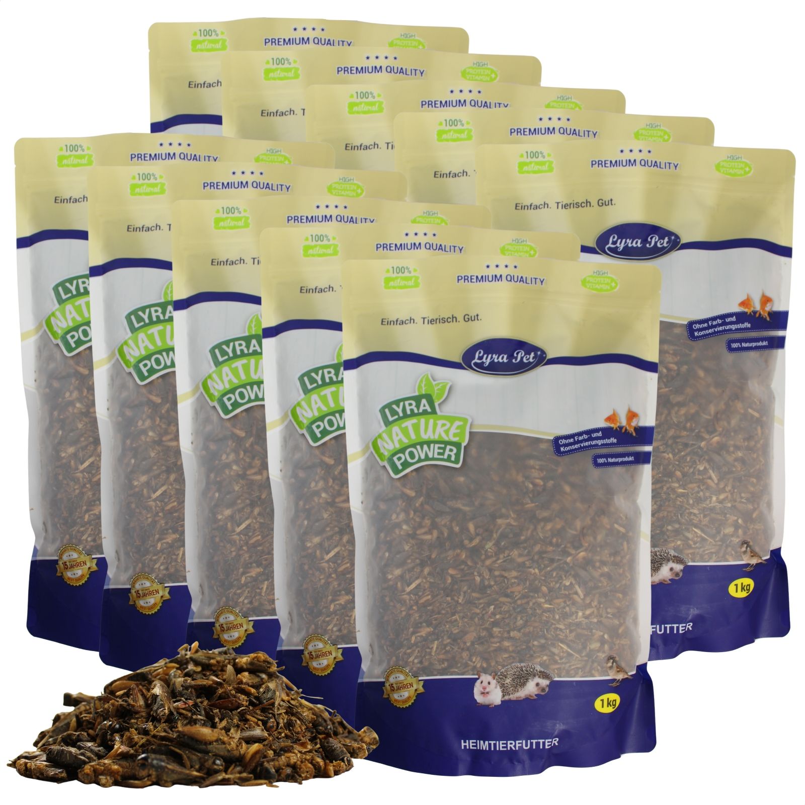 Lyra Pet® Heimchen getrocknet