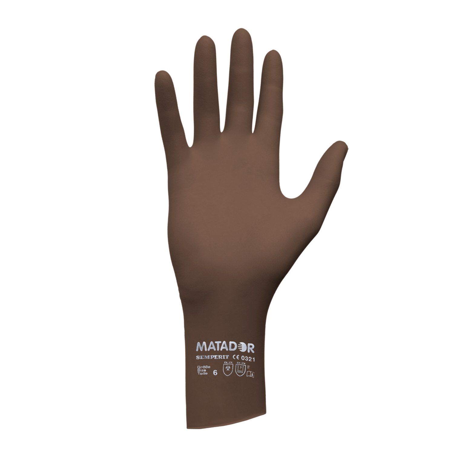 Matador Latex-Friseurhandschuhe Größe 6,0 1 cm Handschuhe