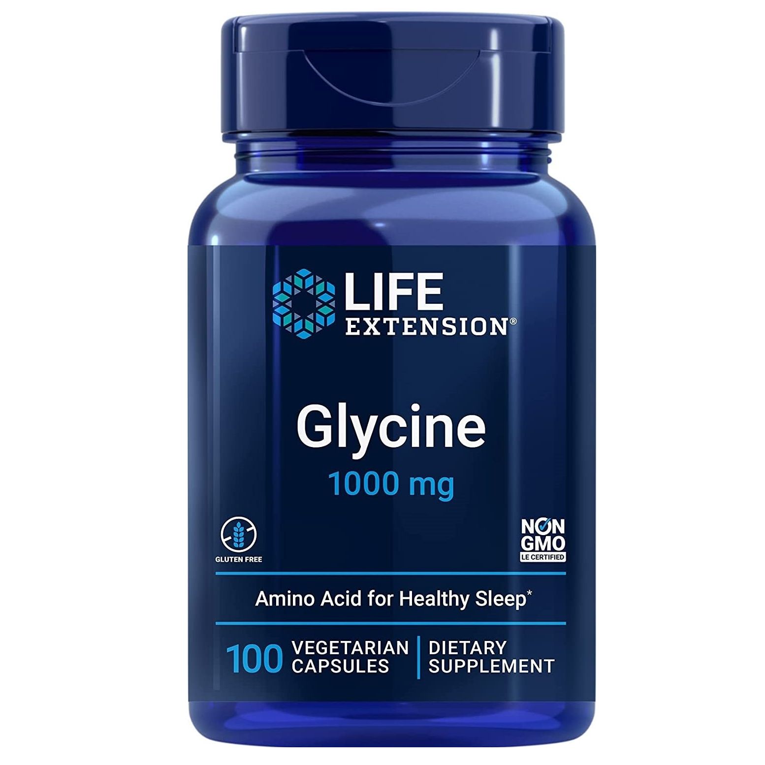Life Extension Glycin 1000 mg 100 St