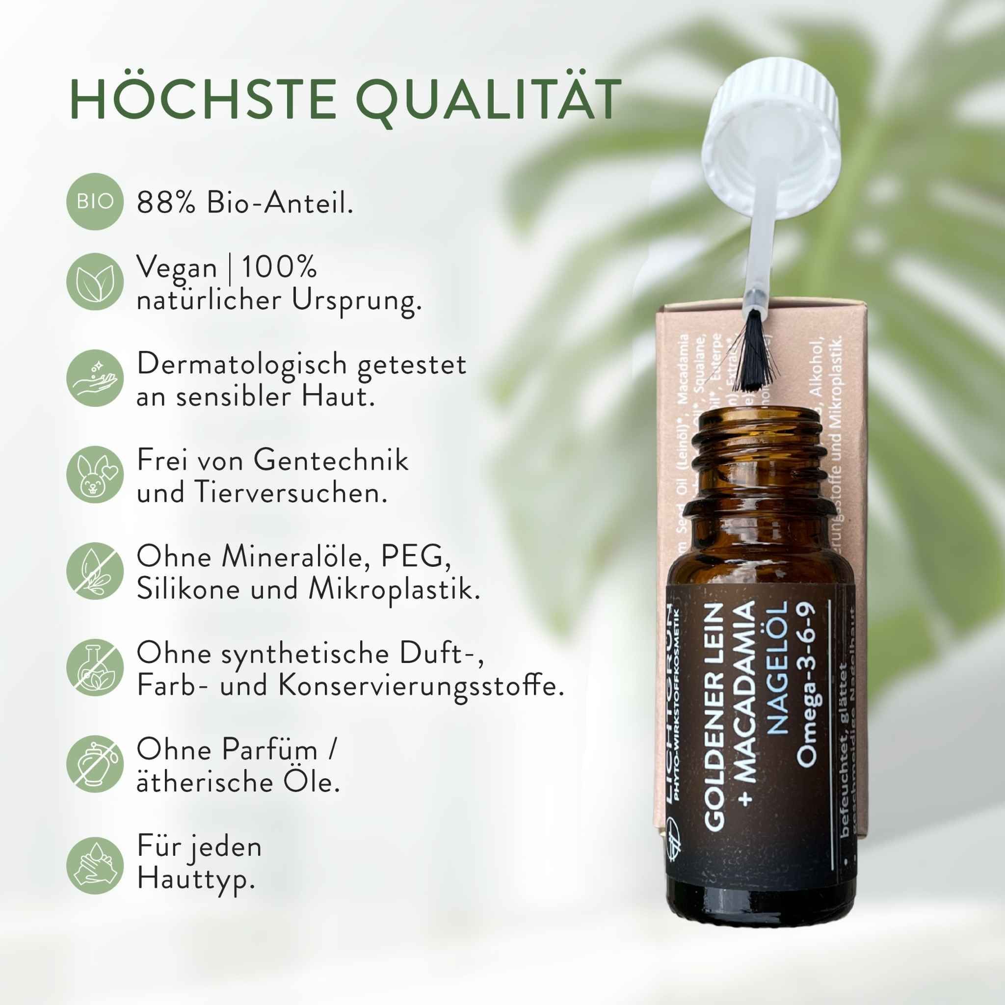 LICHTGRÜN® Nagelöl Bio Omega-3-6-9