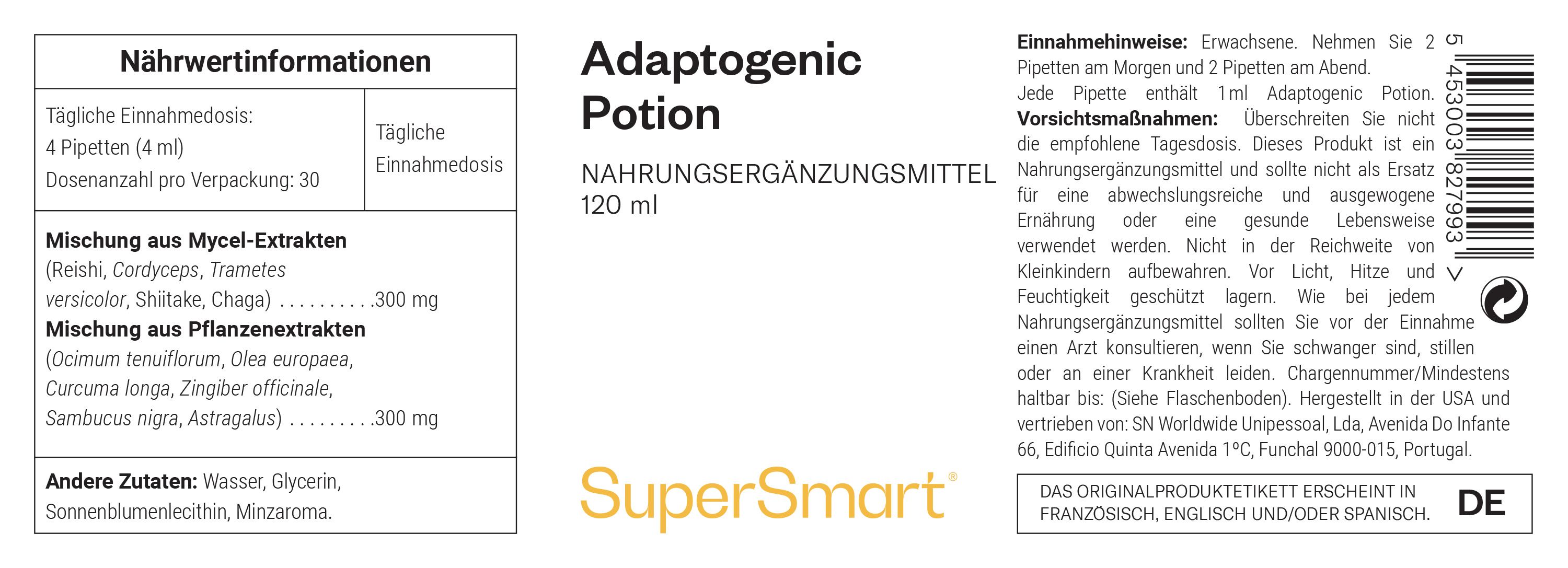 Adaptogenic Potion - SuperSmart