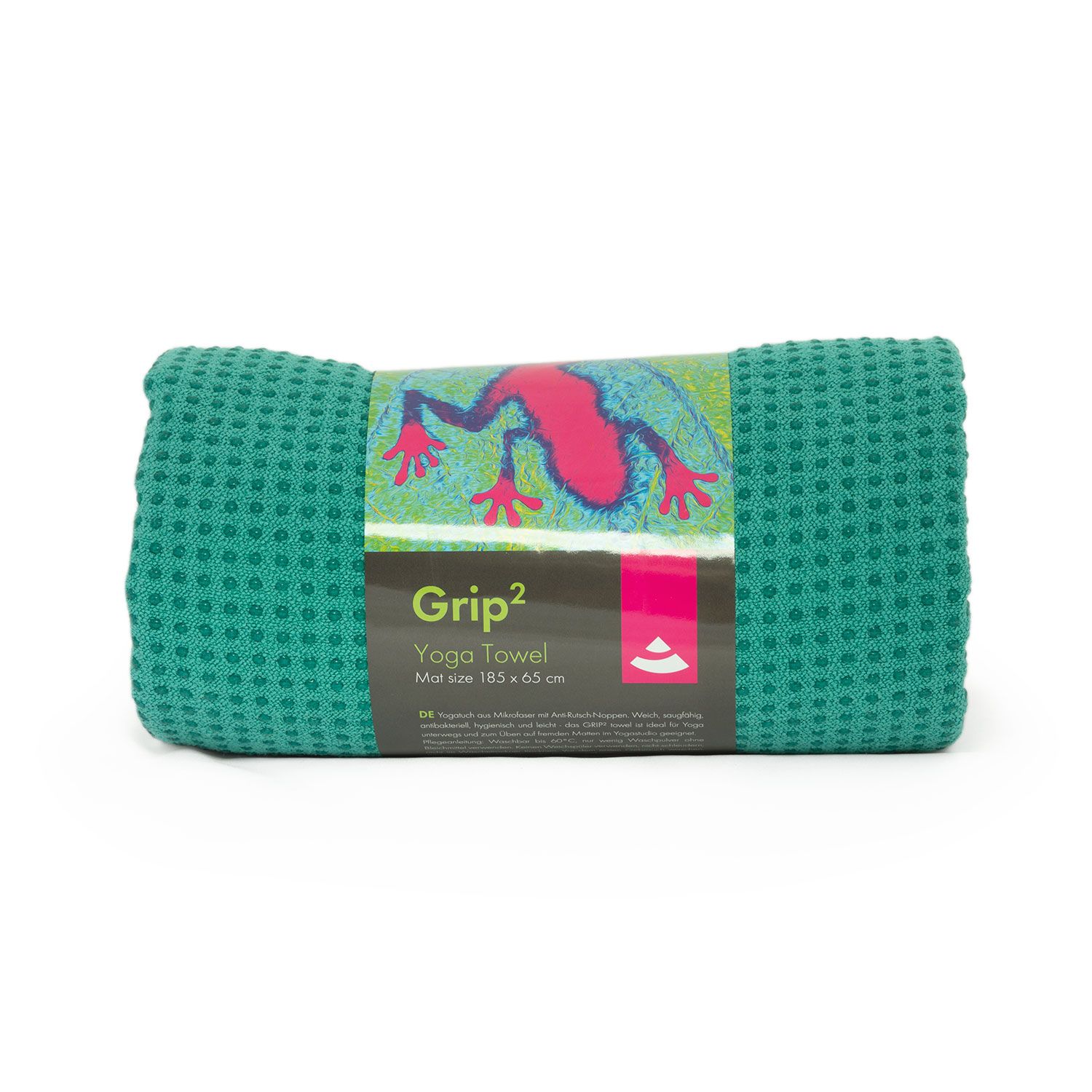 GRIP² Yoga Towel mit Antirutschnoppen, petrol 905-P