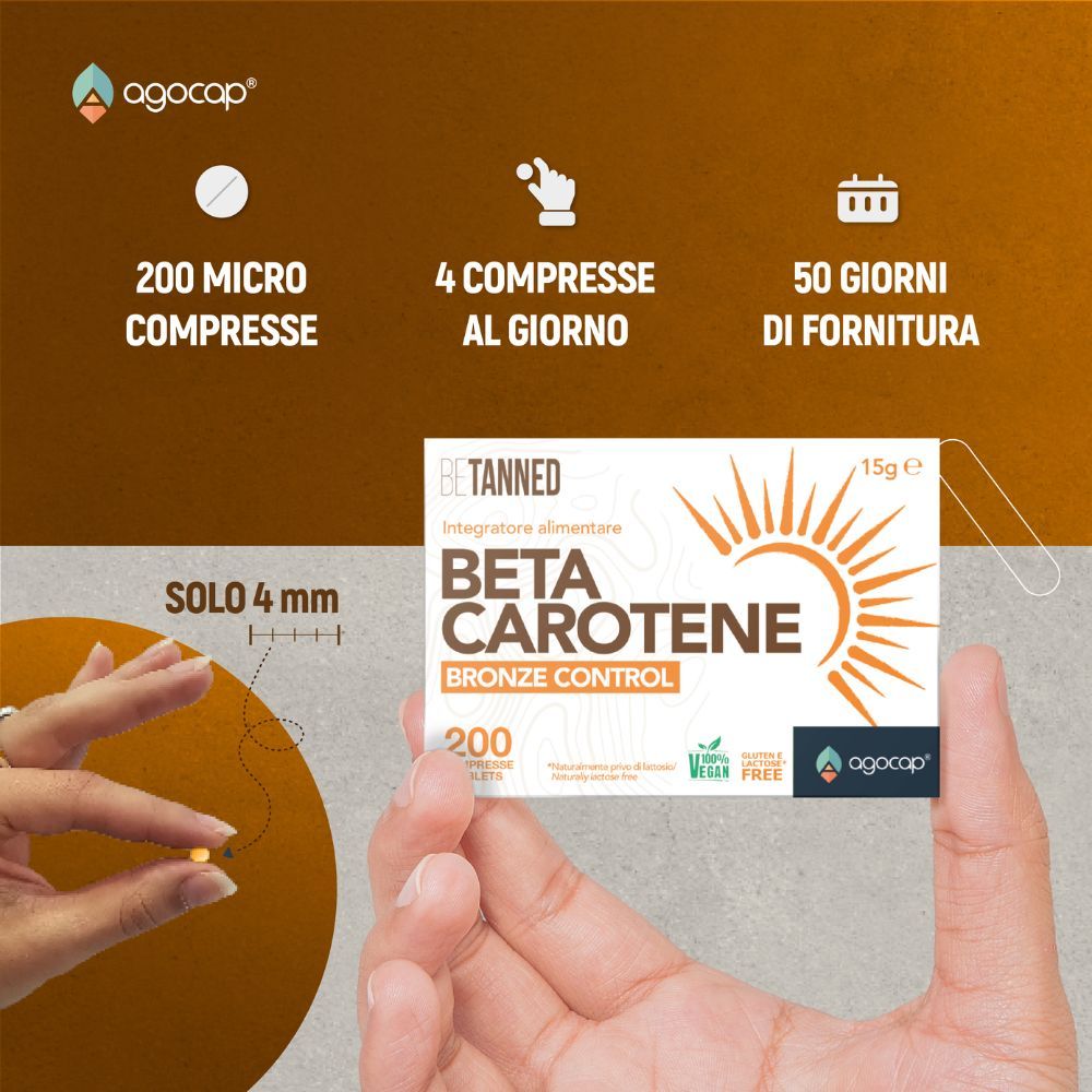 agocap -Hochdosiertes Beta-Carotin für eine natürliche Bräune.