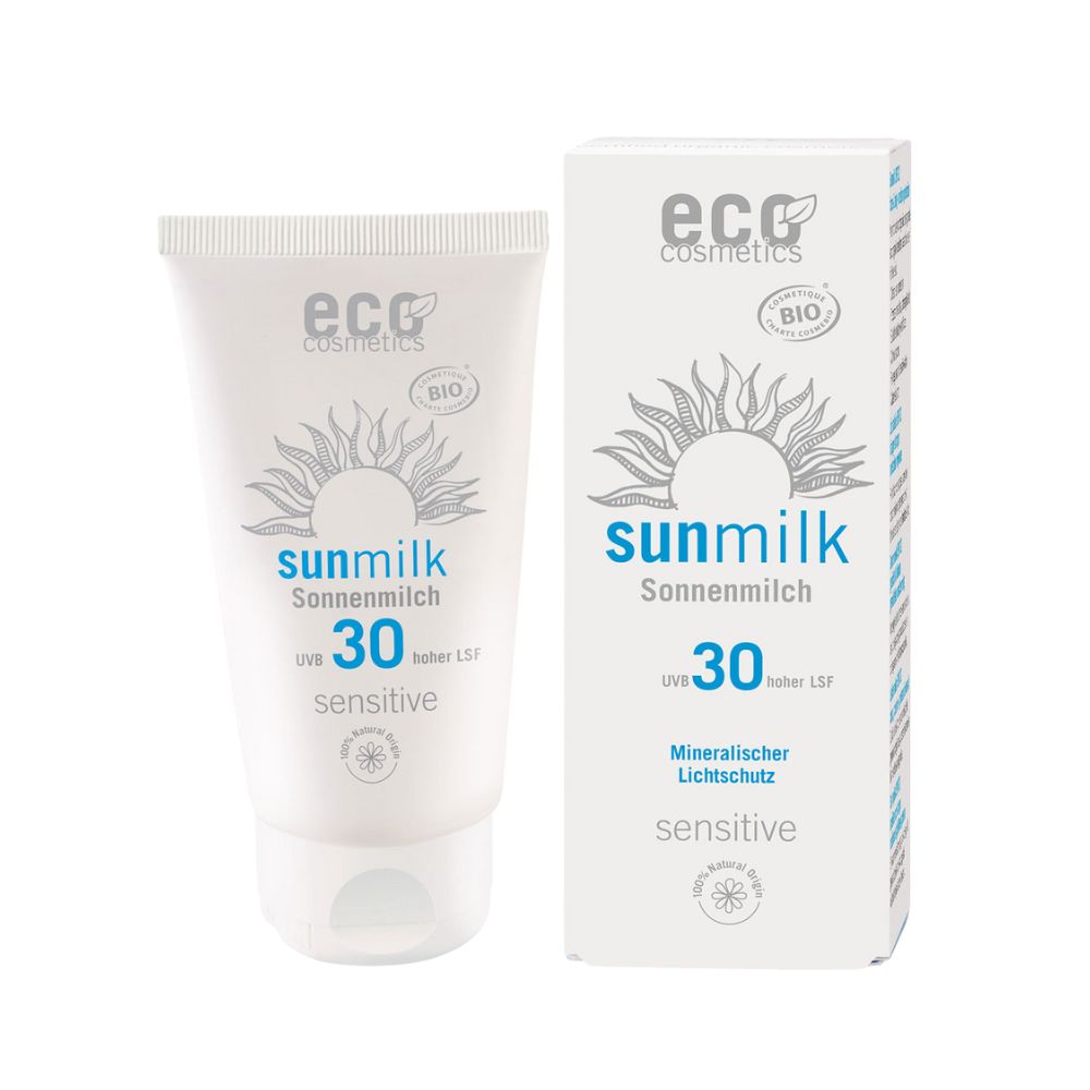 eco cosmetics Sonnenmilch LSF 30 sensitive 75ml