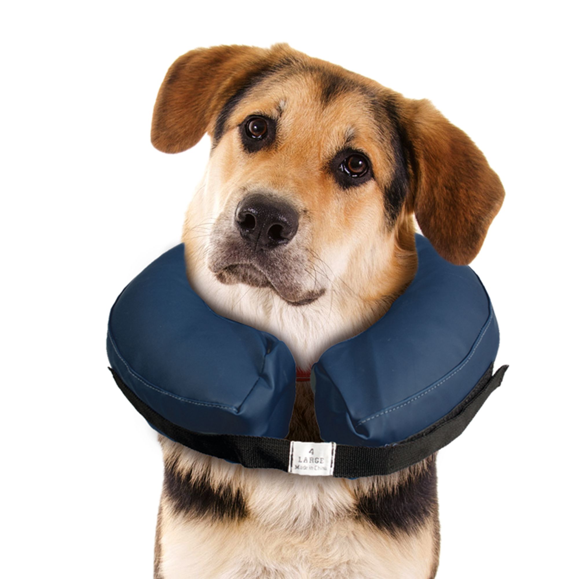 Hunde-Schutzkragen - aufblasbar - Halskrause bei Verletzungen