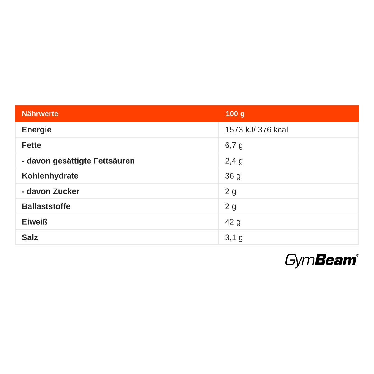 GymBeam Proteinpizza proteinreiche Pizzateig-Backmischung Pulver