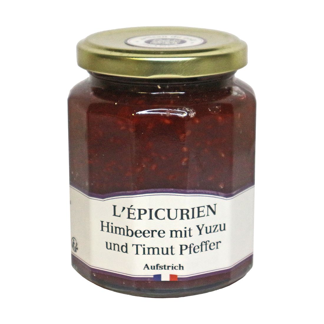 L'Épicurien Fruchtaufstrich Himbeere mit Yuzu und Timut Pfeffer