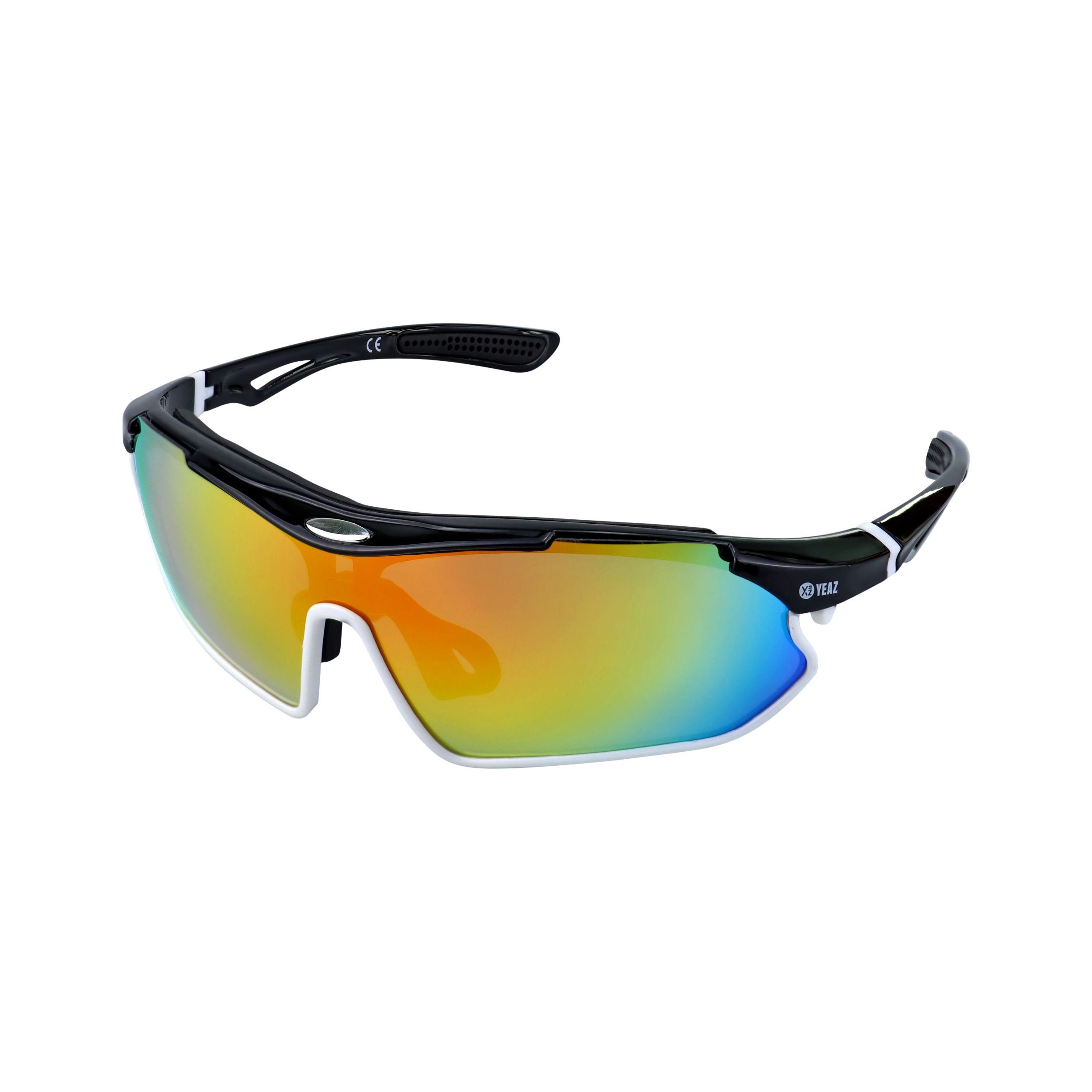 SUNRAY Occhiali da sole sportivi nero/bianco/rosso