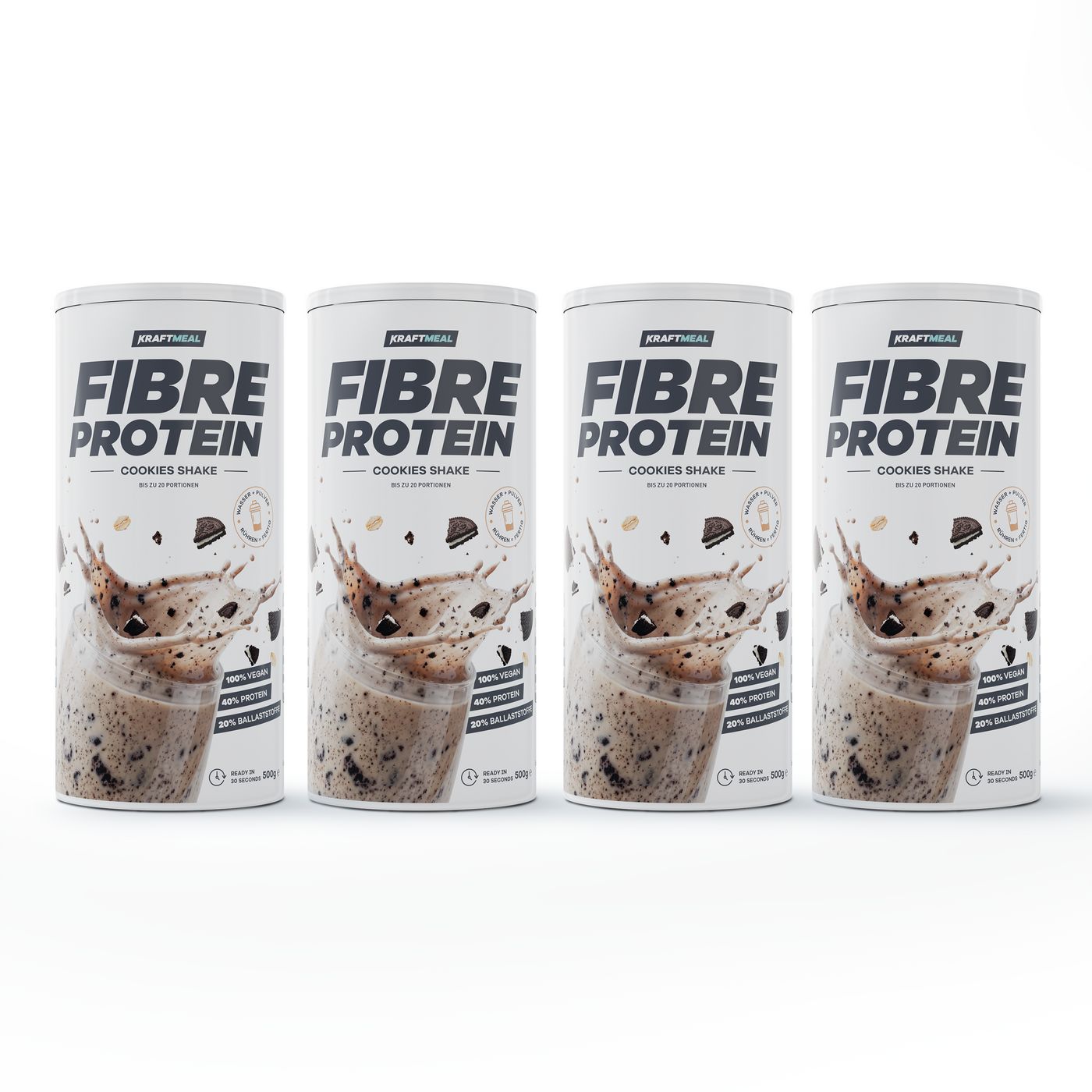 Kraftmeal | Fiber Protein Shake Cookies 4 St Dose