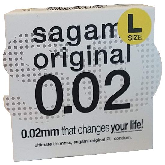 Sagami *Original L-Size* latexfrei, überlange Kondome für Latex-Allergiker
