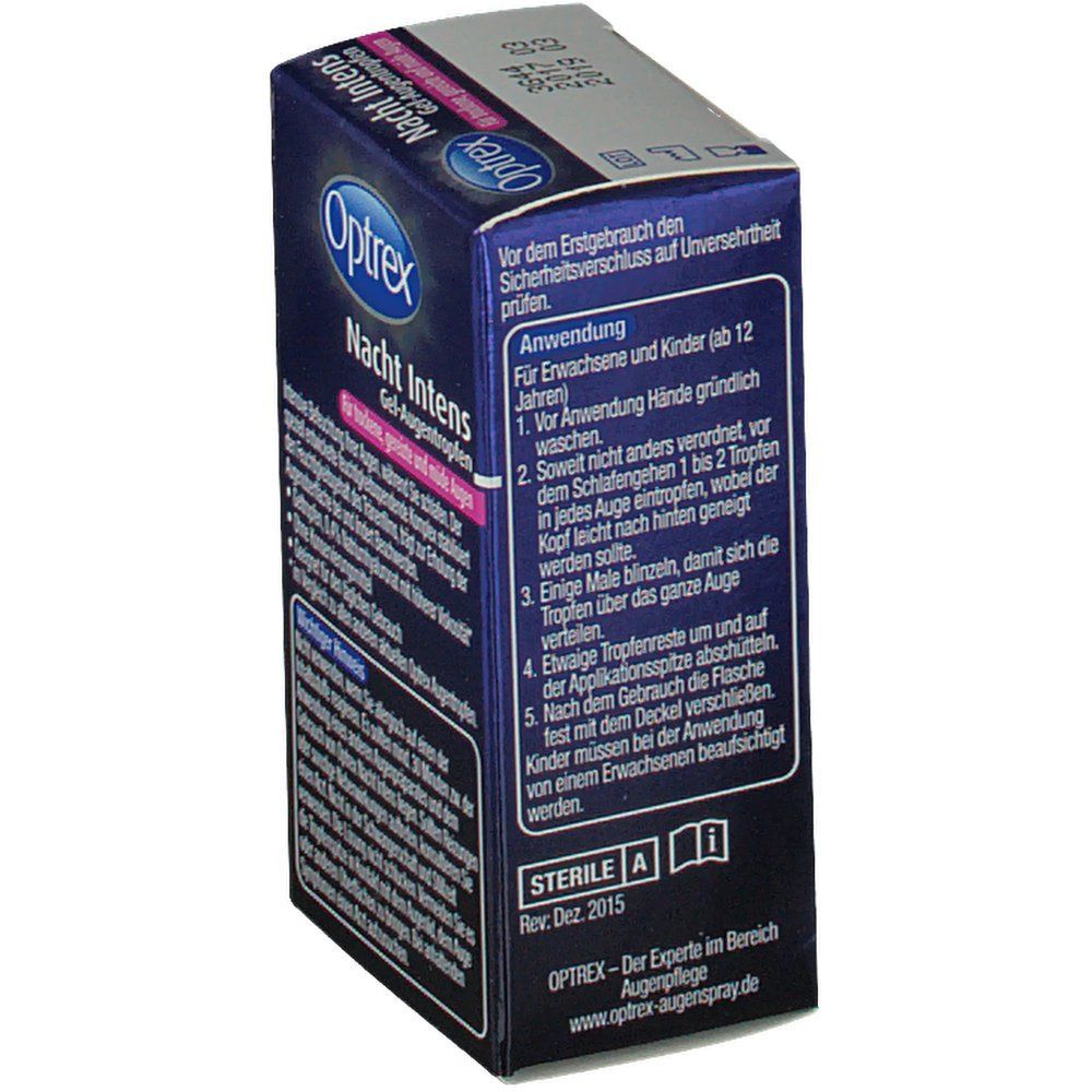 OPTREX Nacht Intens Gel-Augentropfen 0,4 % Hyaluron