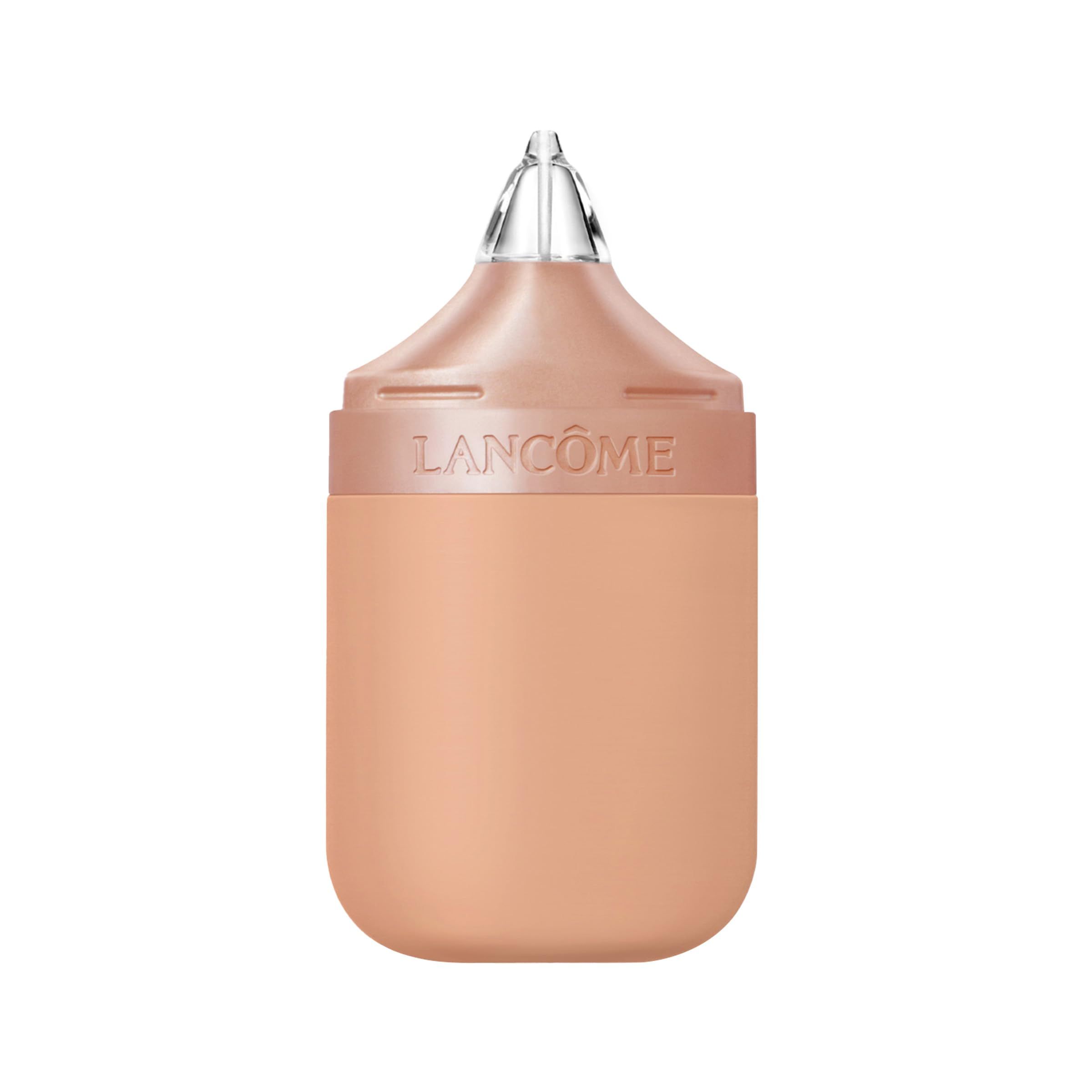 Beige Flasche mit transparentem Applikator. LANCOME-Logo. Produkt: IDOLE SKIN SERUM SUPERTINT.