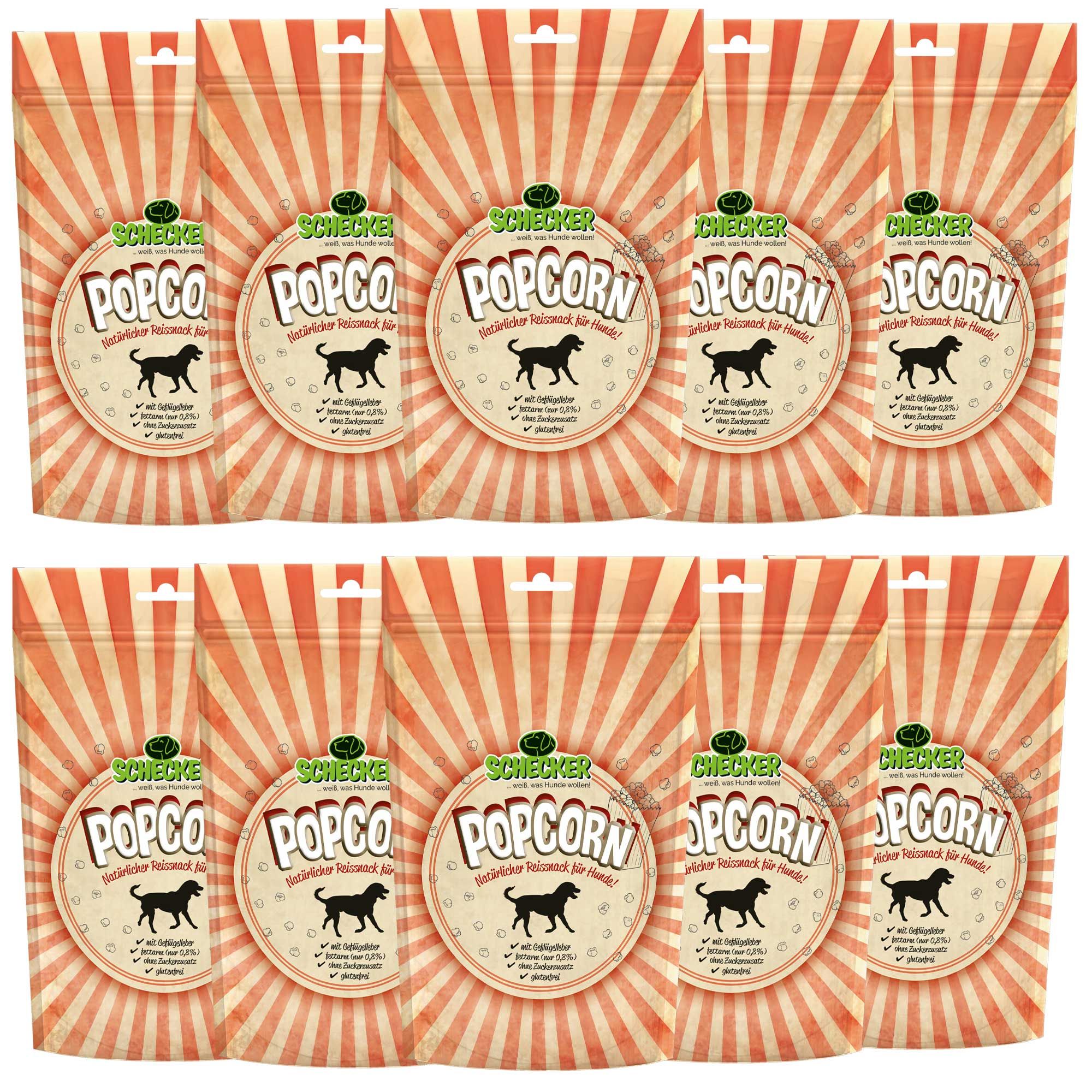 Schecker Hundeleckerli - Popcorn für Hunde