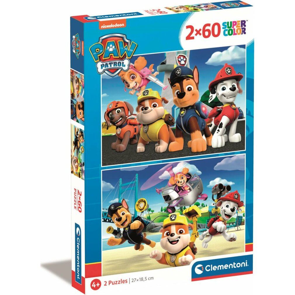 clementoni Puzzle Paw Patrol 2x60 Teile