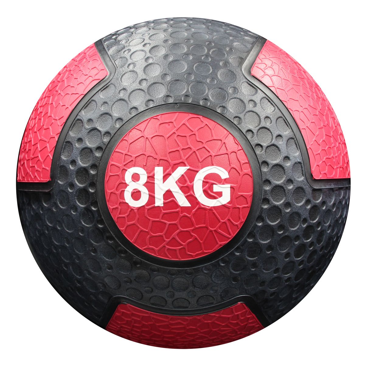 GladiatorFit Gewichtsball Medicine Ball aus strapazierfähigem Gummi | 8 KG