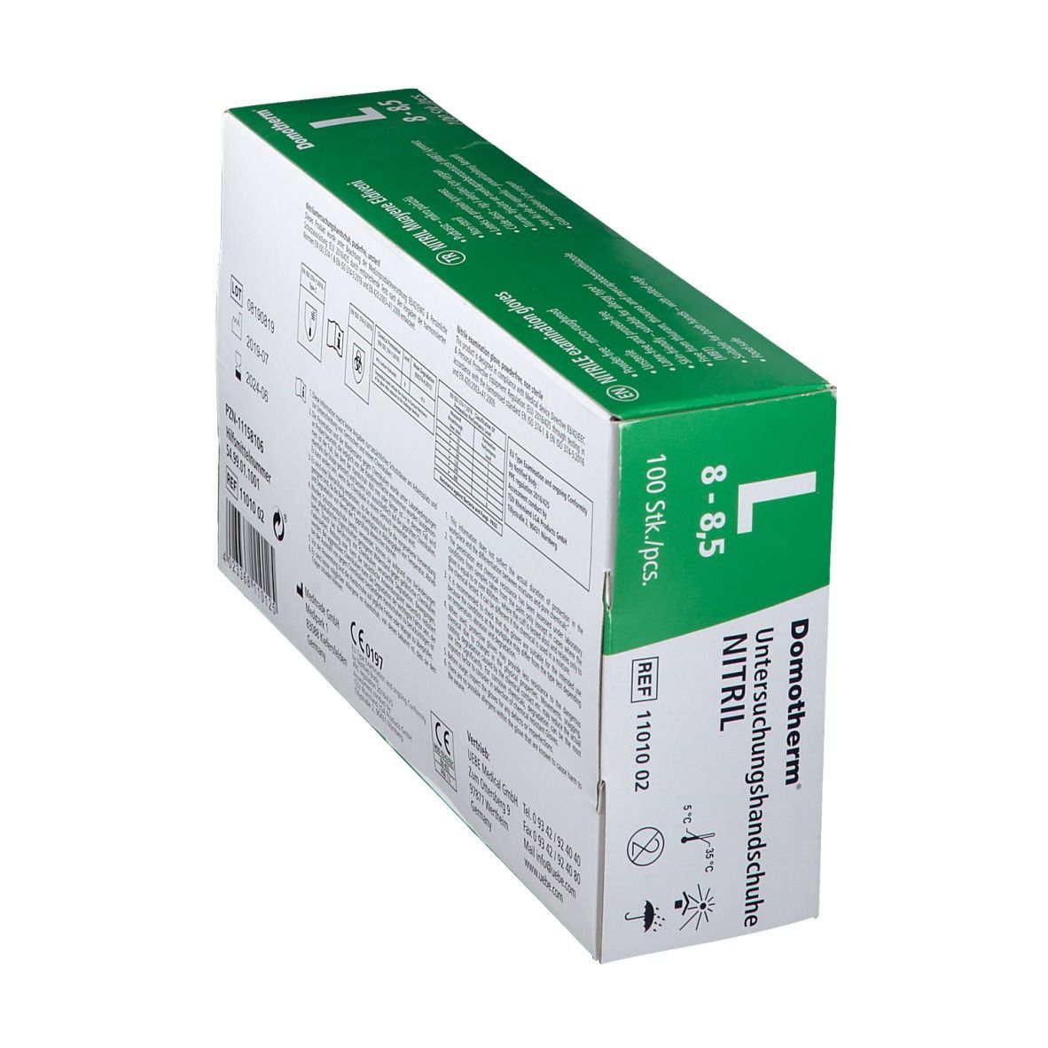 Domotherm® Untersuchungshandschuhe Nitril L 8-8,5