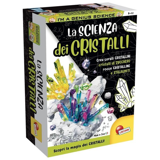 Lisciani I’m A Genius Scienza Pocket La Scienza Dei Cristalli