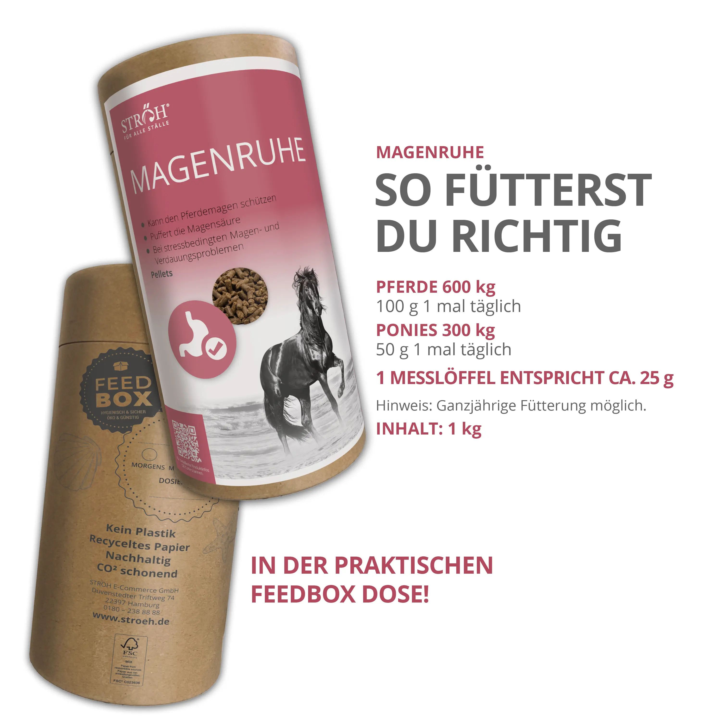 STRÖH Magenruhe  Feedbox Dose