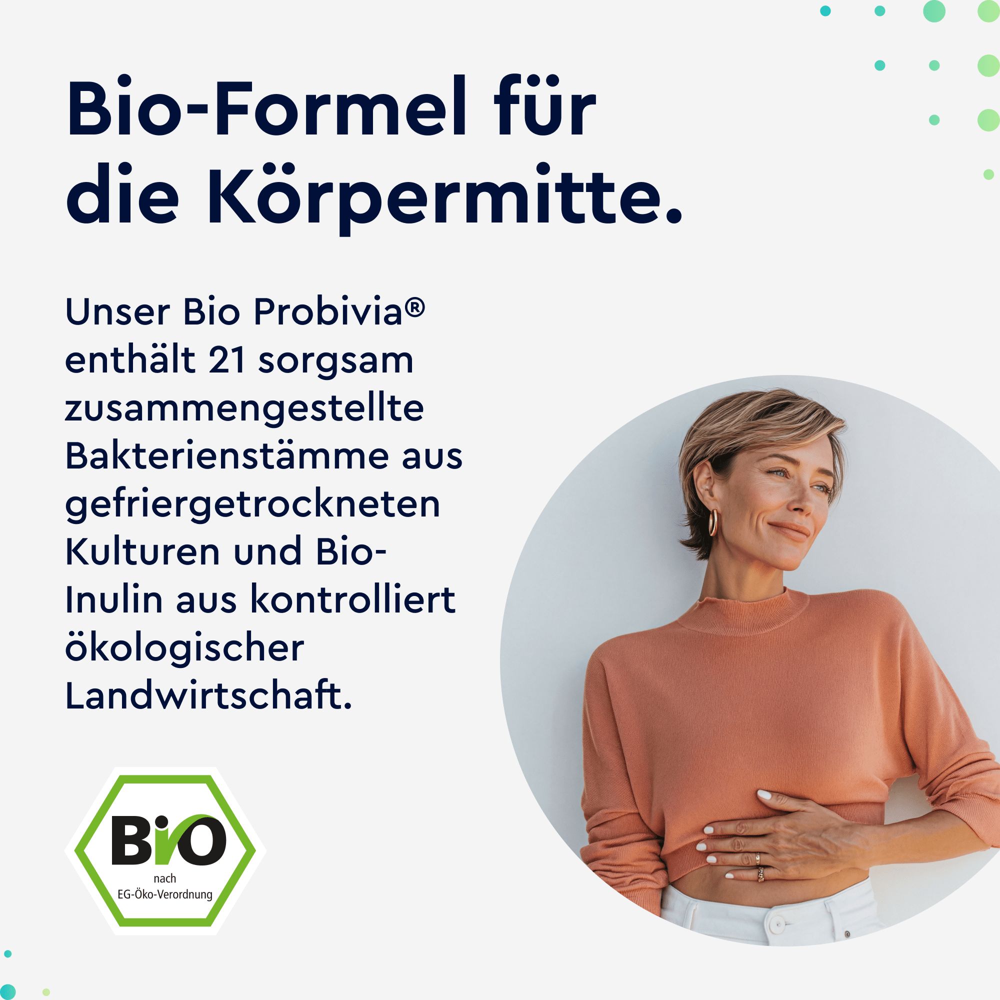 gloryfeel® Bio Probivia Kulturen Komplex mit 500 Mrd. KBE/g* - 21 Bakterienstämme + Bio-Inulin