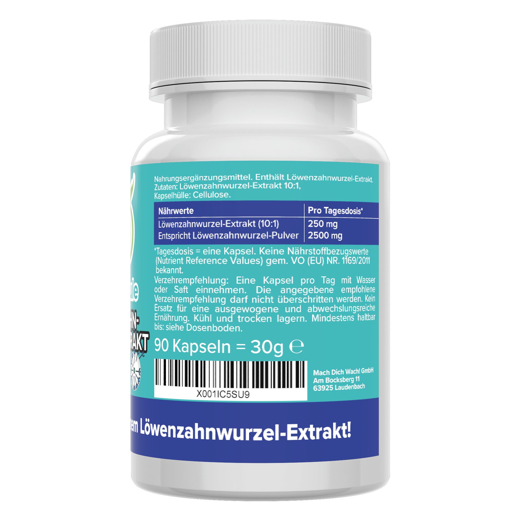 Löwenzahnwurzelextrakt Kapseln - Vitamineule® 90 St