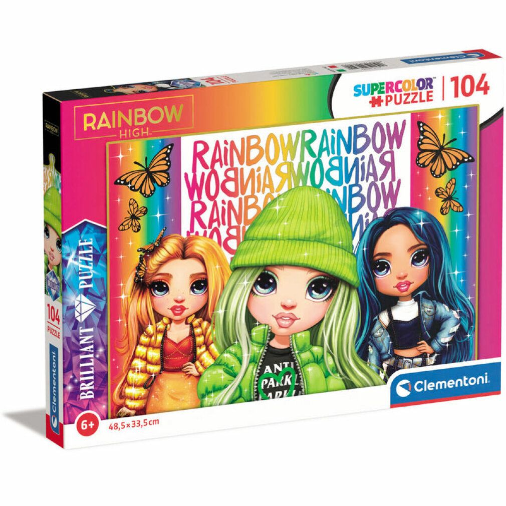 Clementoni Regenbogen Hochpuzzle 104tlg.