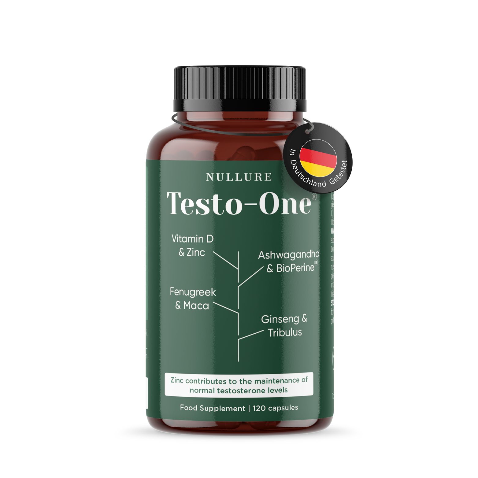 Nullure Testosterone – Maca Tribulus Fieno Greco Ashwagandha Ginseng