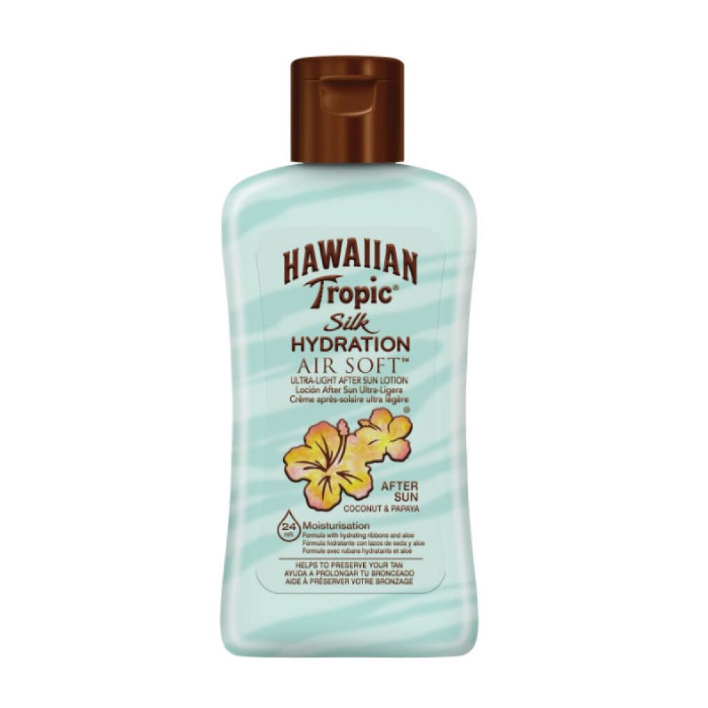 Hawaiian Tropic Silk Hydration Air Soft After Sun Lotion mit Kokos & Papaya.