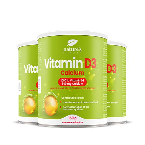 Nature's Finest Vitamin D3 + Calcium