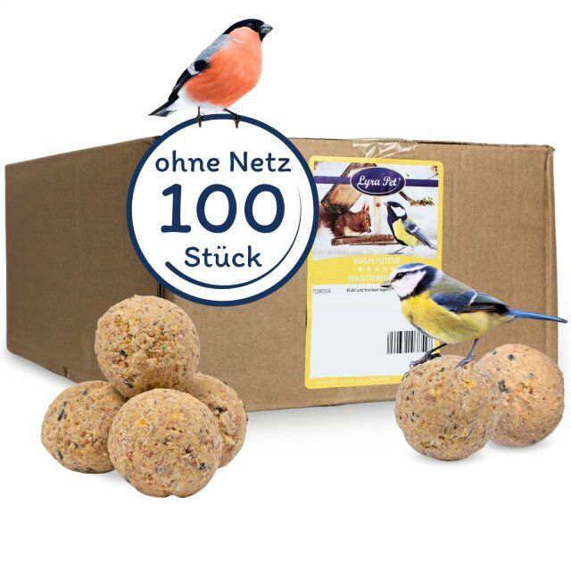 Lyra Pet® Meisenknödel ohne Netz à 90 g = 9 kg