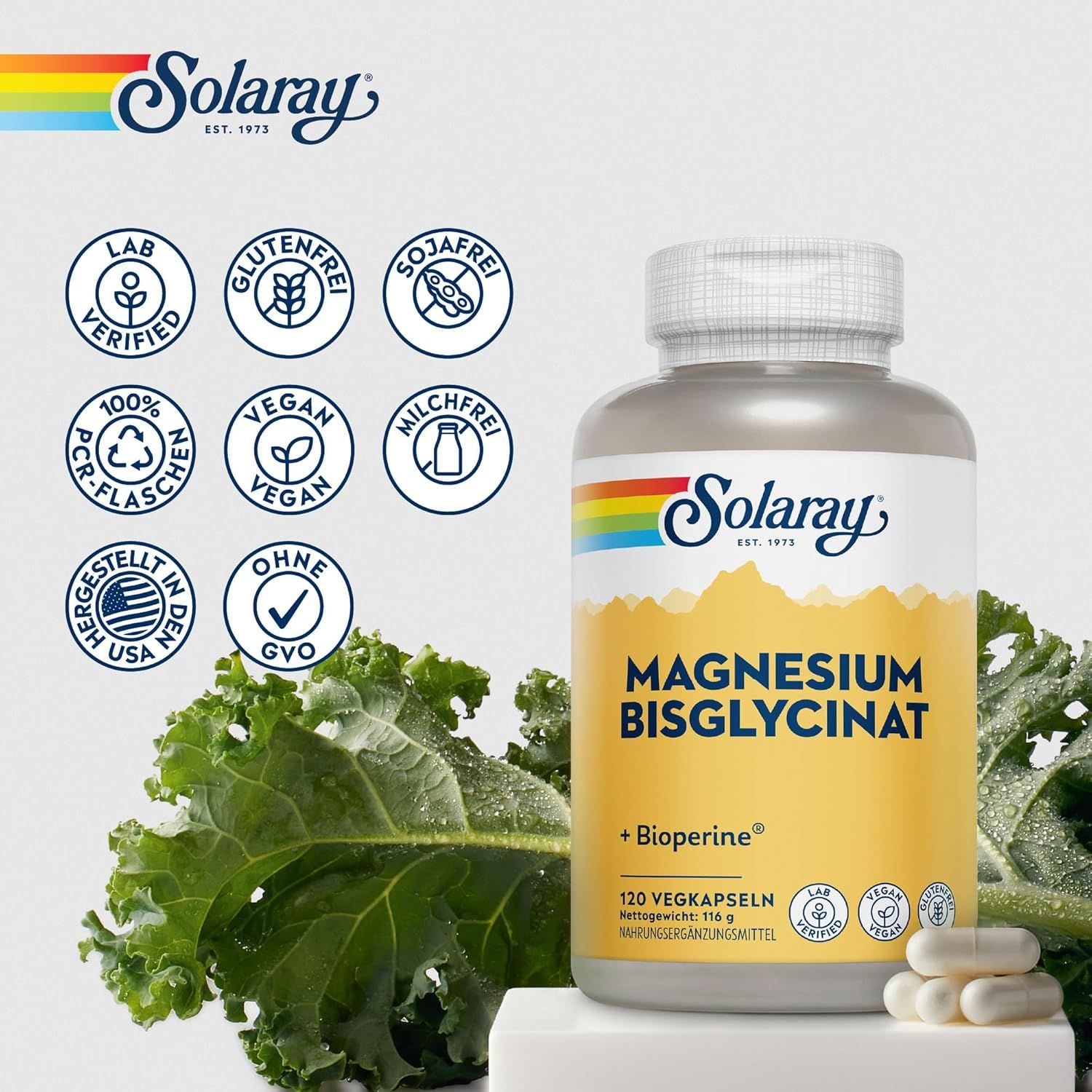 Solaray Magnesium Bisglycinat Kapsel