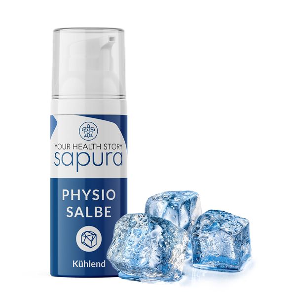 Sapura® Physio Kühlgel/Sportsalbe mit Menthol & Aloe Vera 2x50 ml