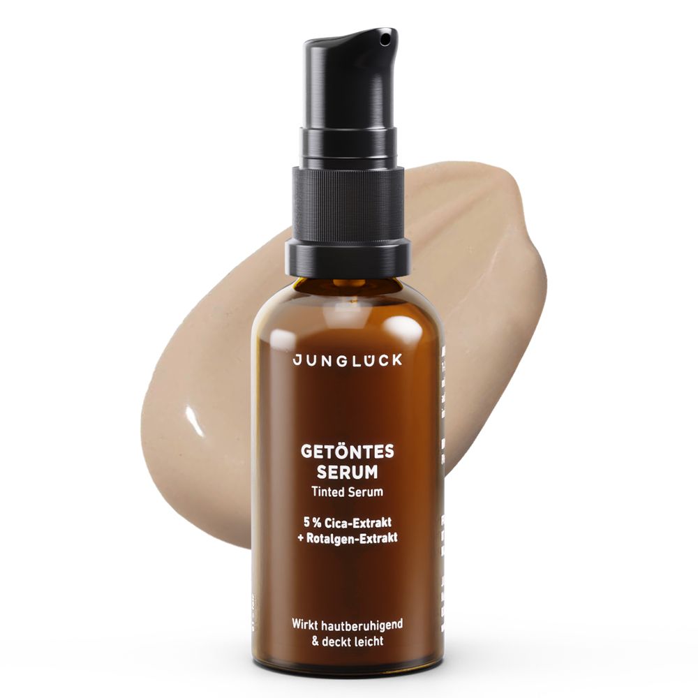 Junglück Getöntes Serum - sehr hell leichte Deckkraft, mit Hyaluron 30 ml