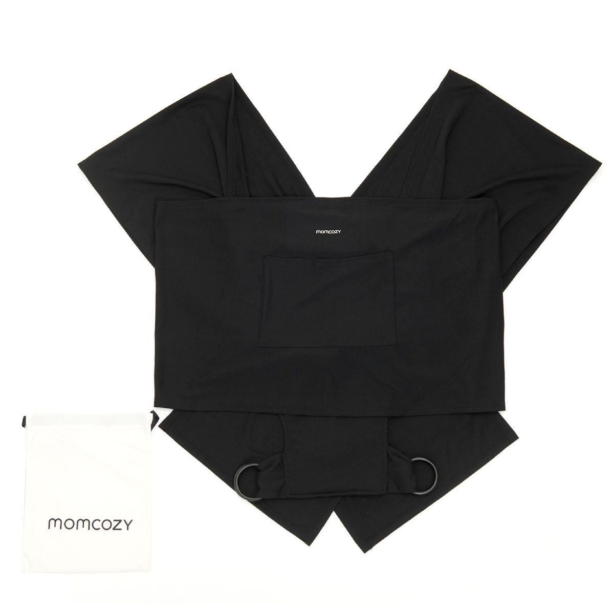 Momcozy Baby Wrap Babytrage Tragetücher, Schwarz