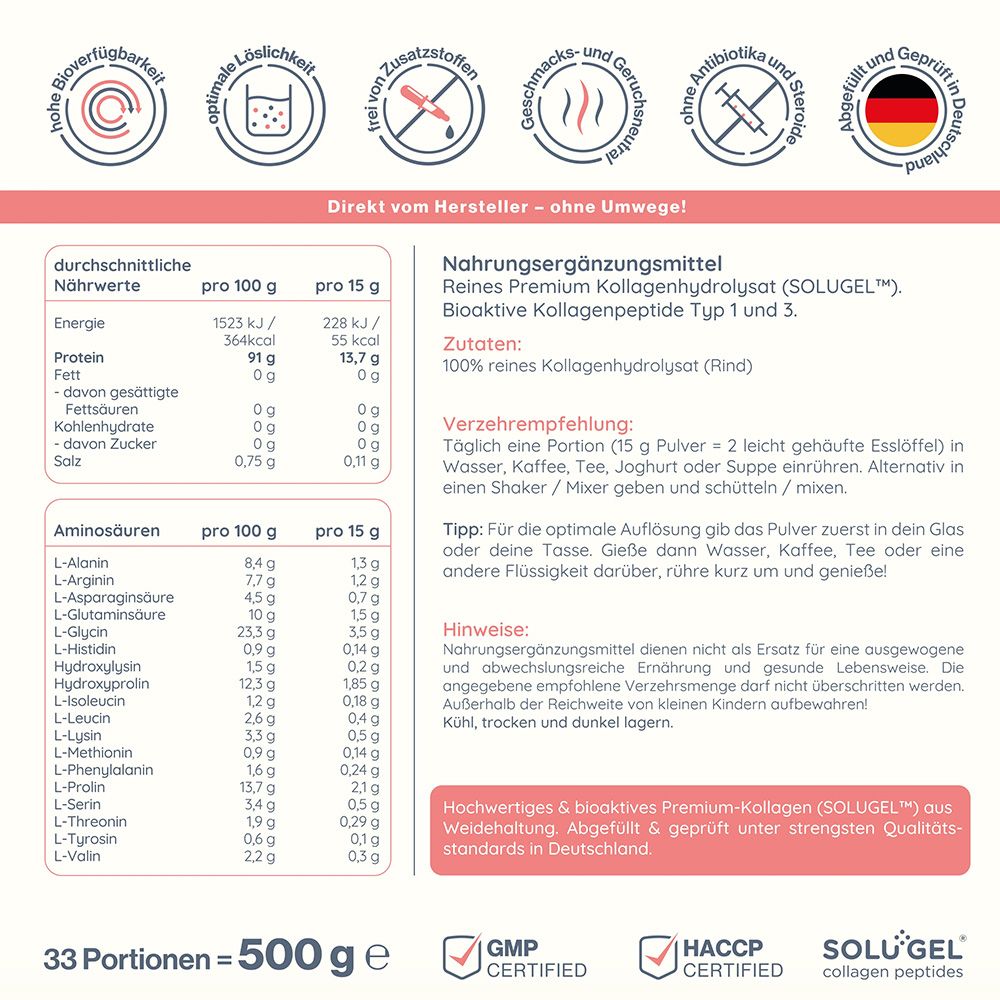 Collaviva Pure Kollagen - Das Original