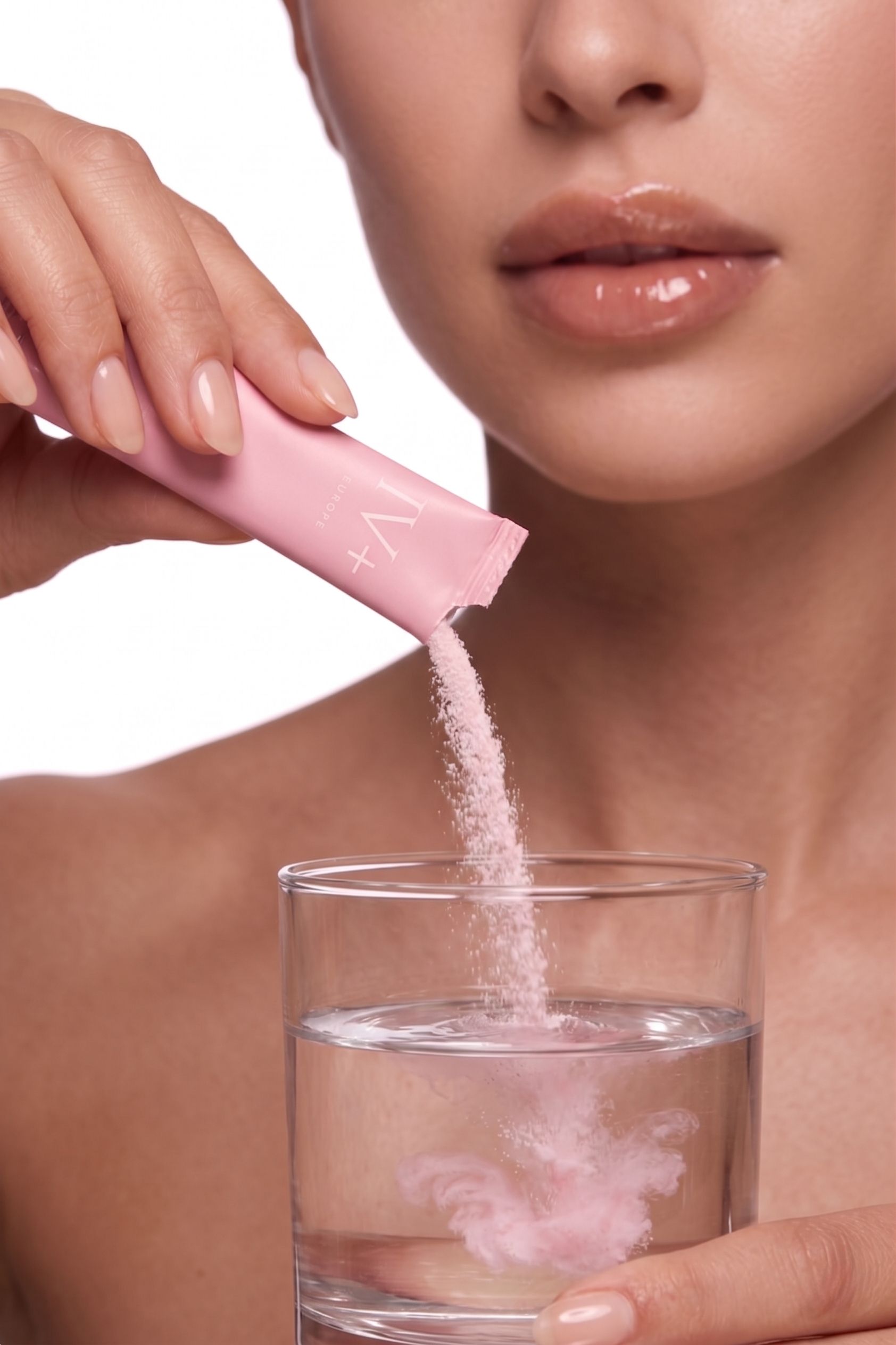 IV+ Strawberry Electrolyte Powder - Real Fruit Hydration