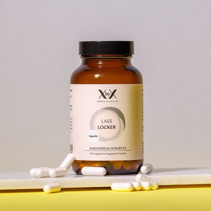 XbyX® Lass Locker Kapseln - Fünffach Magnesium Komplex