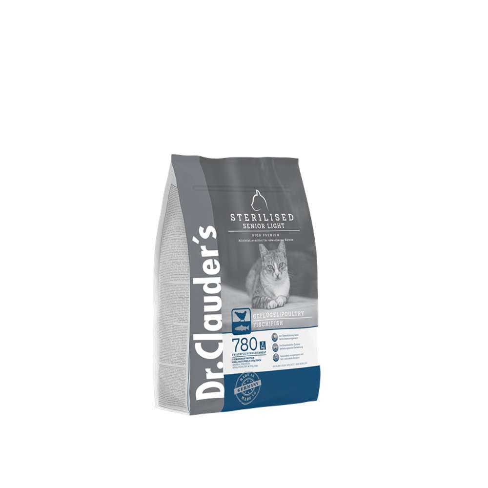 Dr. Clauder´s Cat - High Premium Sterilized Senior/Light 1,6 kg