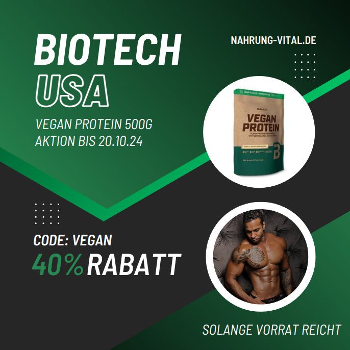 BioTech Vegan Protein 500 g Pulver