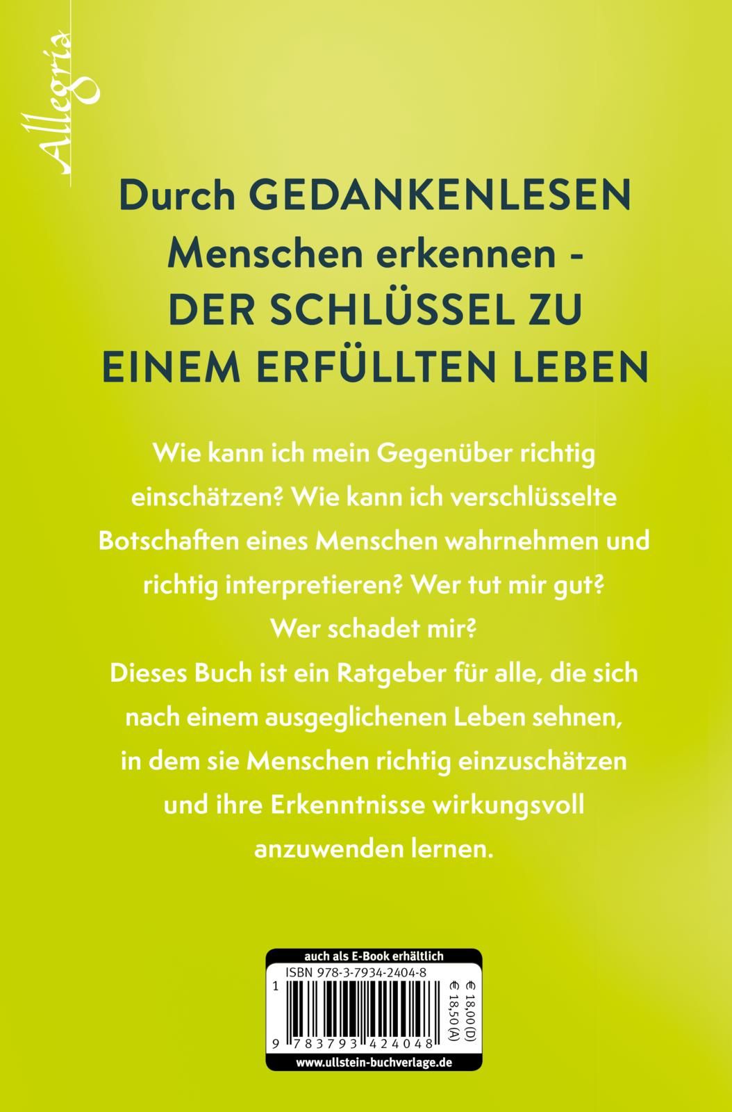 Rückseite des Buches Wer tut dir gut? Grüner Hintergrund, weißer Text. ISBN und Preis.