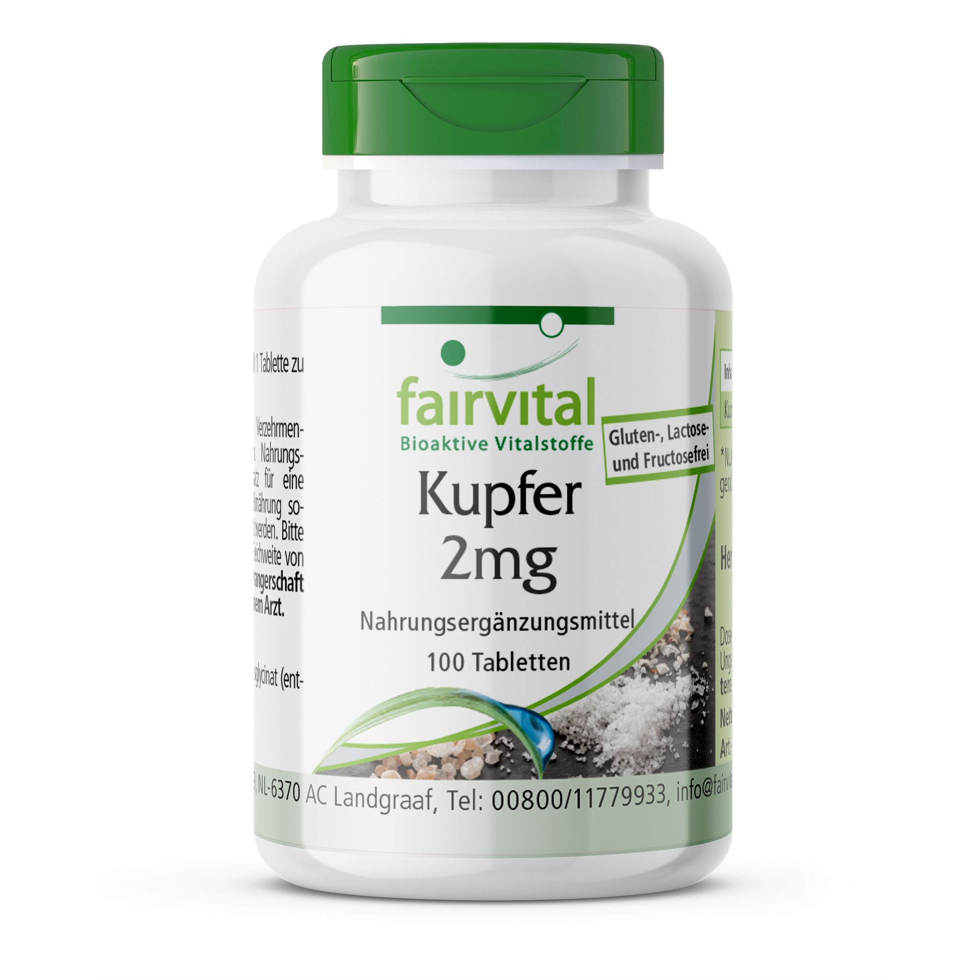 Fairvital | Kupfer 2mg 100 St