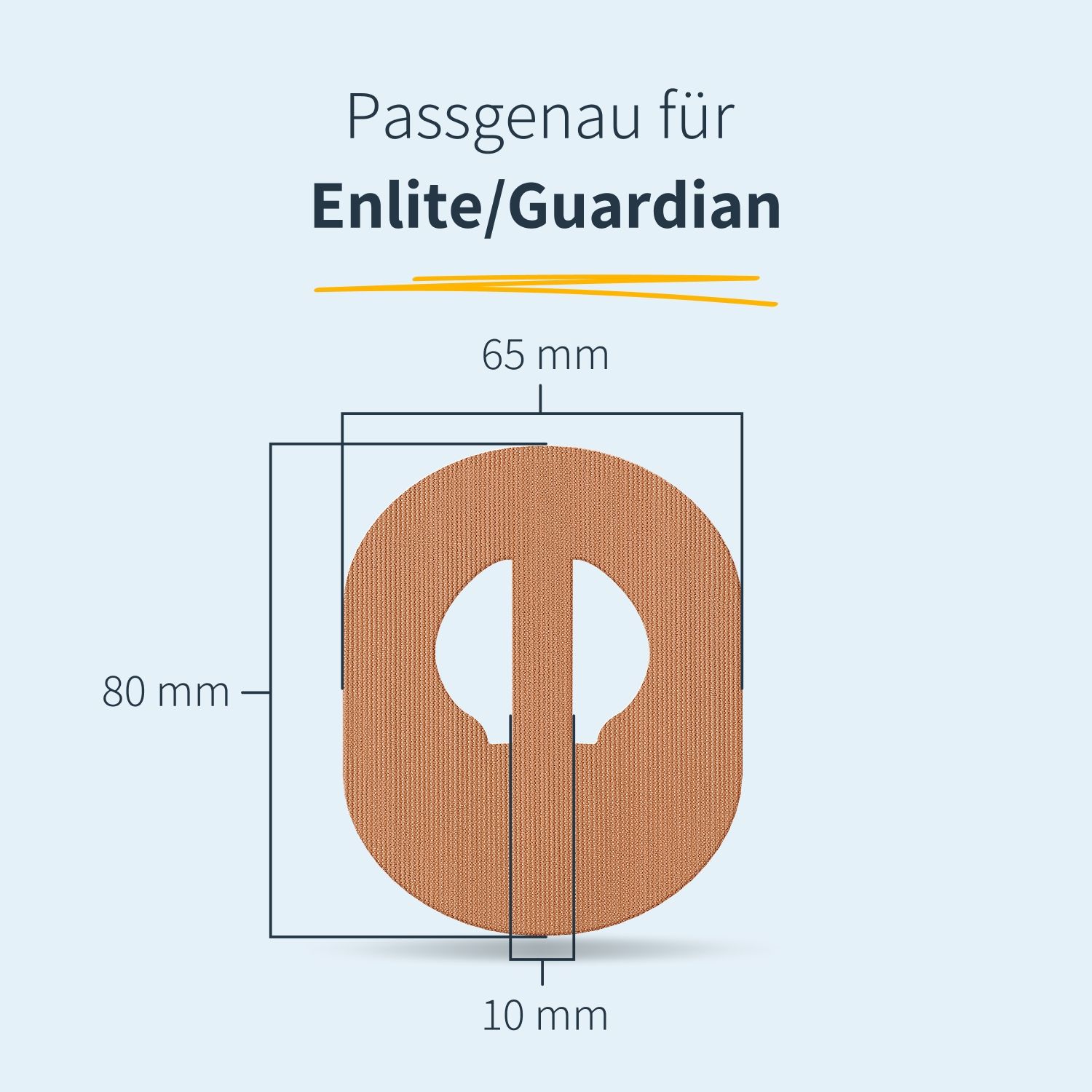 MySweetStitch | Medtronic Guardian Enlite 3 / 4 Overpatch - Oval