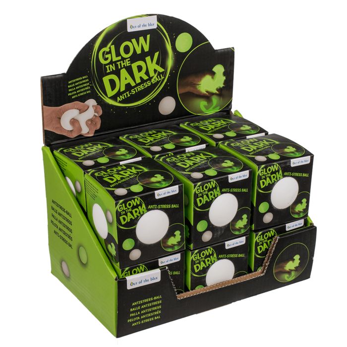 Out of the Blue Squeeze Antistress-Ball, Glow in the dark