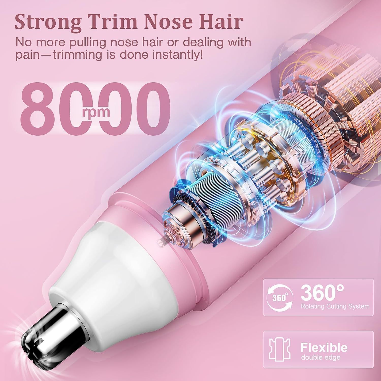 IFANZETECH Nasenhaartrimmer