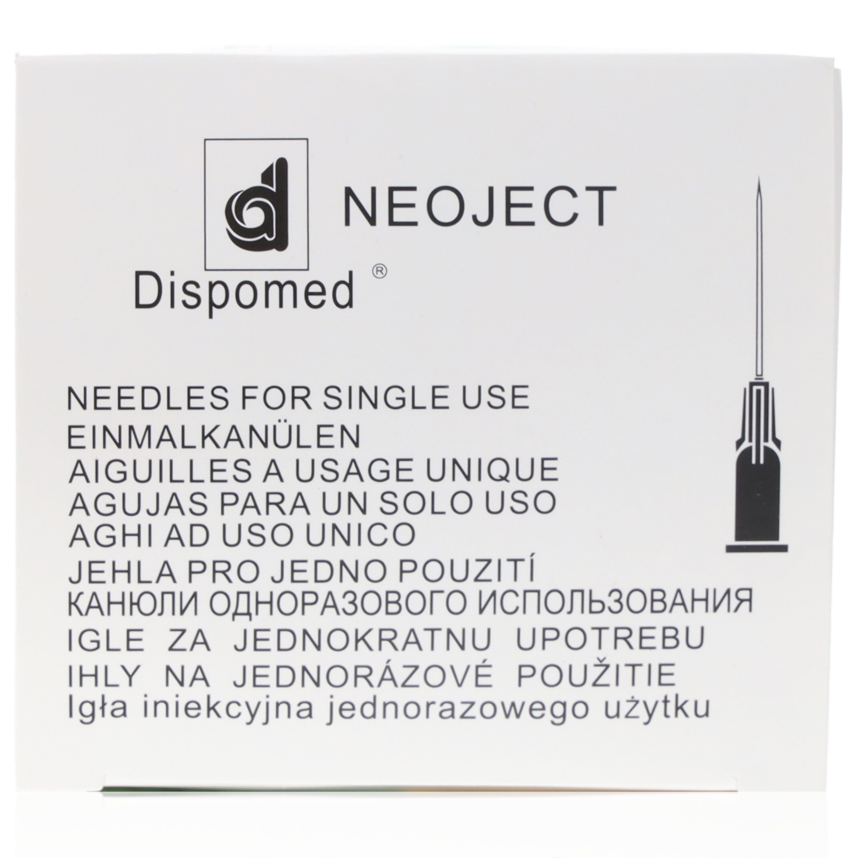 NEOJECT Kanüle Nr. 18 braun 26G 0,45 x 23mm
