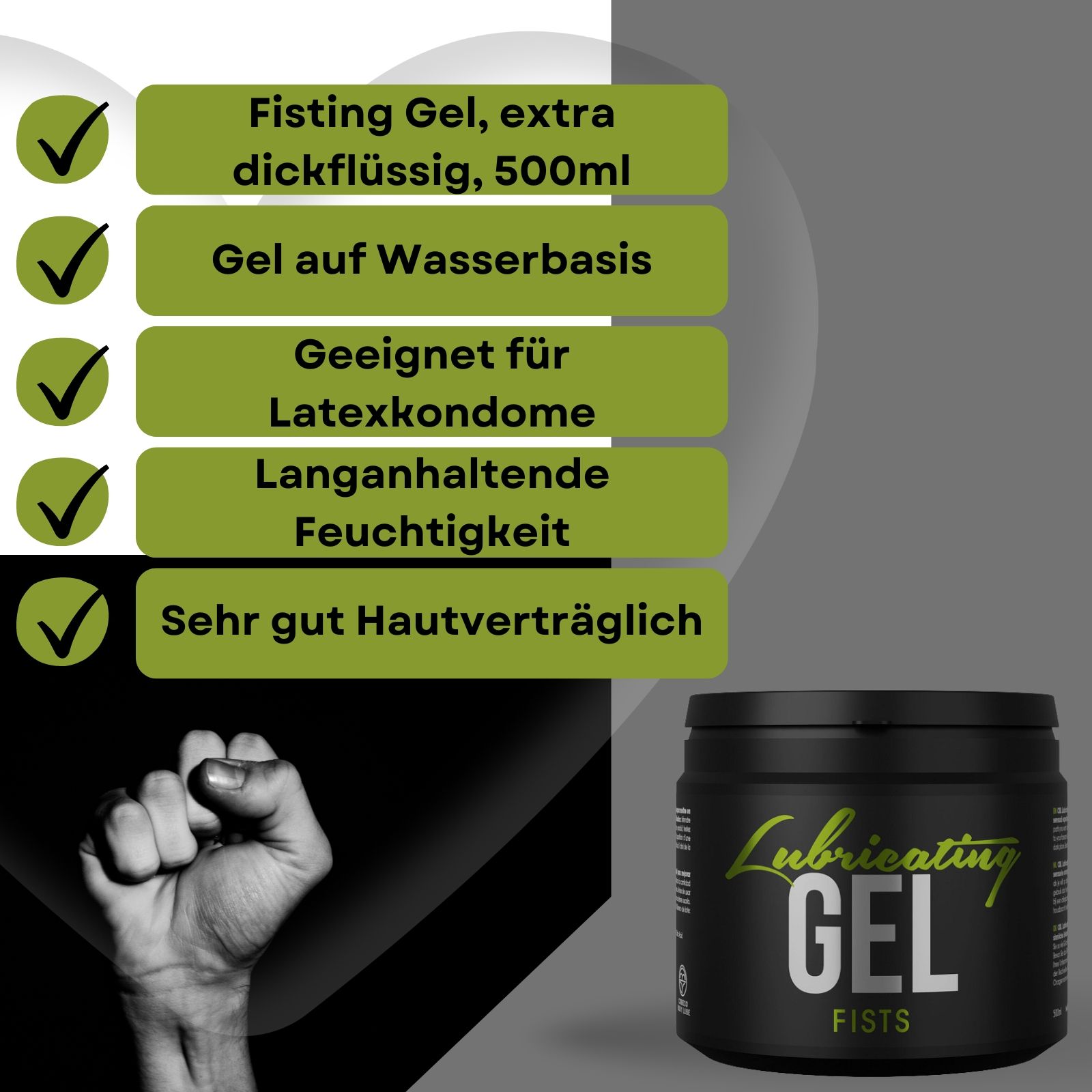 Lovelyness - Gleitgel Fisting Gel 500 ml