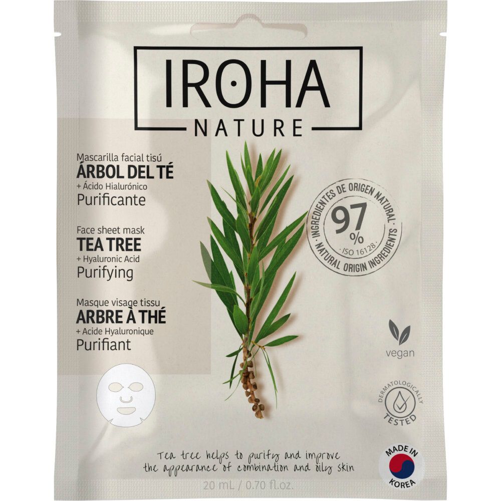 Iroha Tea Tree Purifying Gesichtsmaske 1 St