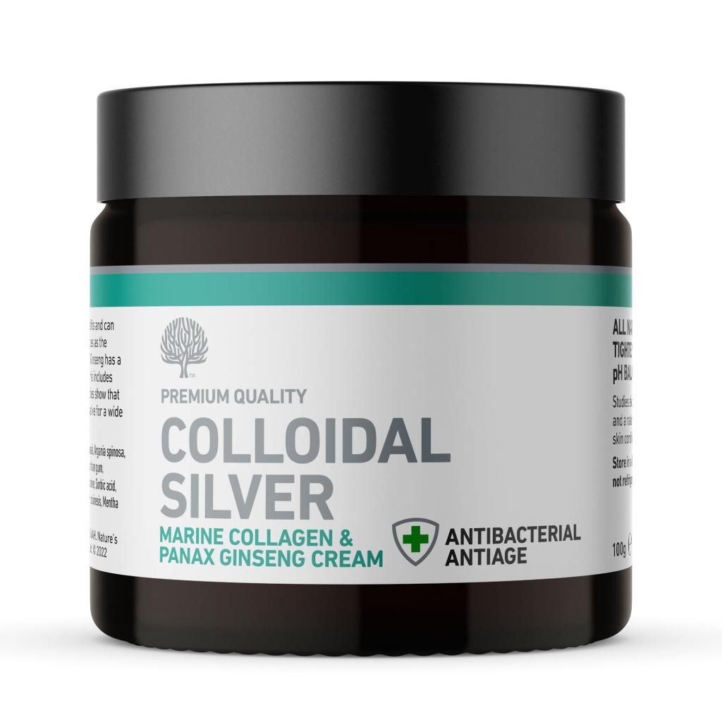 Natures Greatest Secret - Ganz natürliche kolloidale Silber-Anti-Age-Marine-Kollagen-Creme