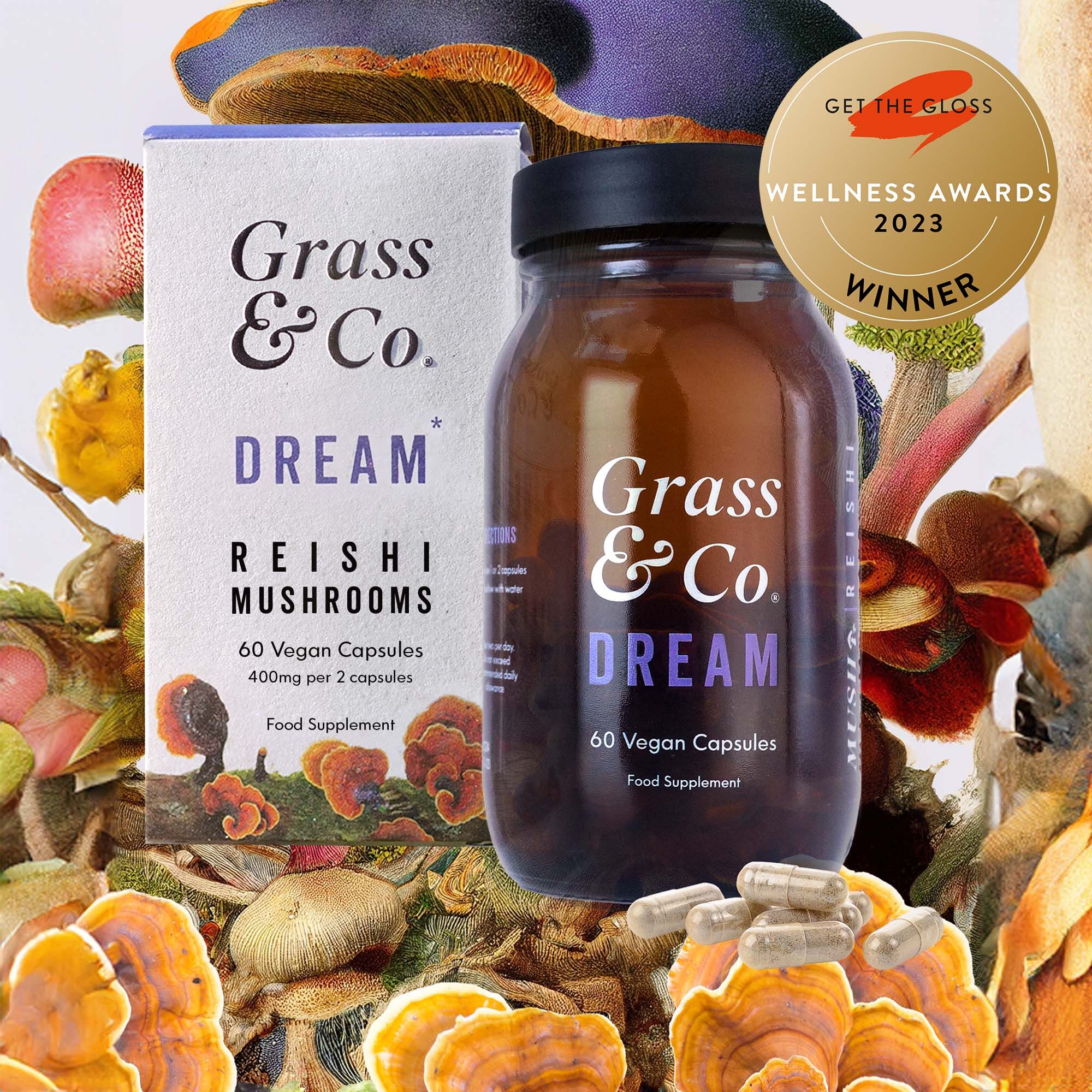 Grass & Co. DREAM Reishi-Vitalpilz-kapseln