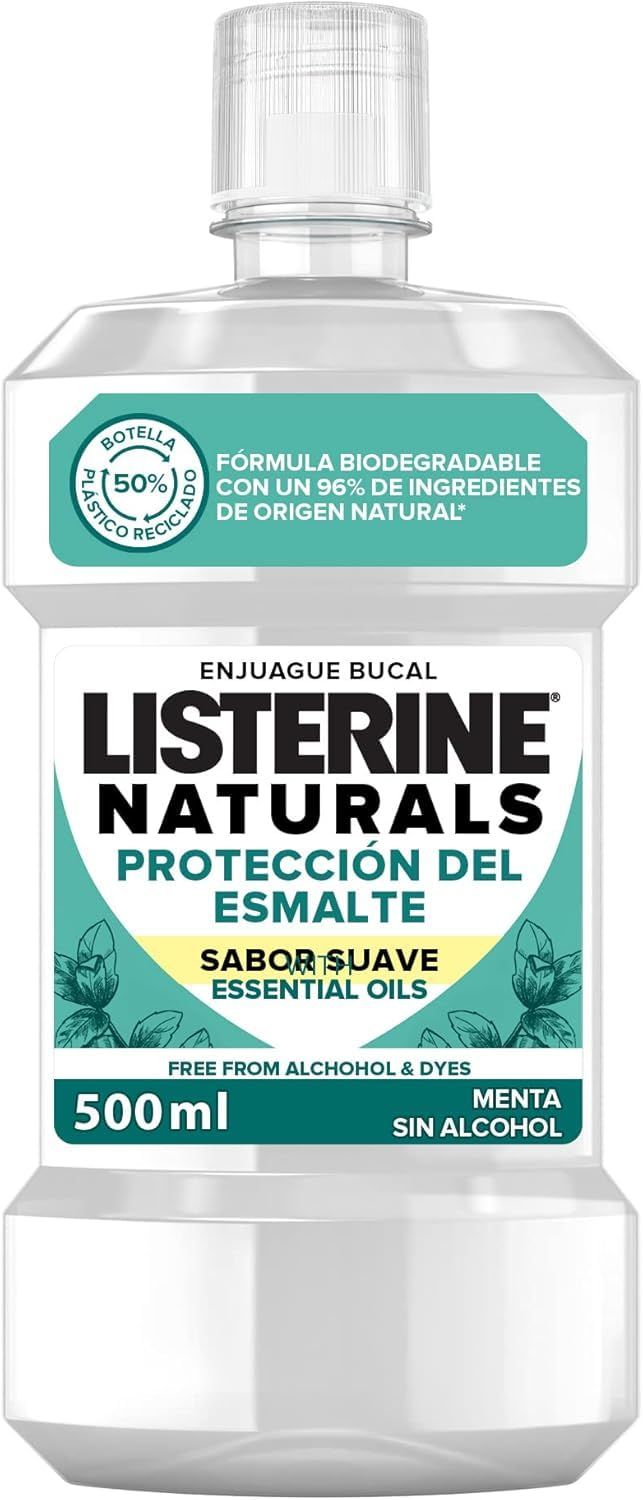 Listerine Naturals Collutorio Riparatore Smalto 500ml