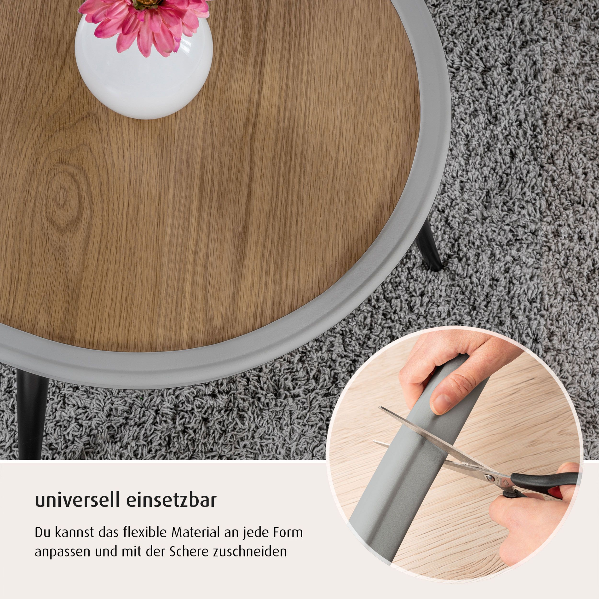 reer Kantenschutz soft, Schaumstoff, Grau